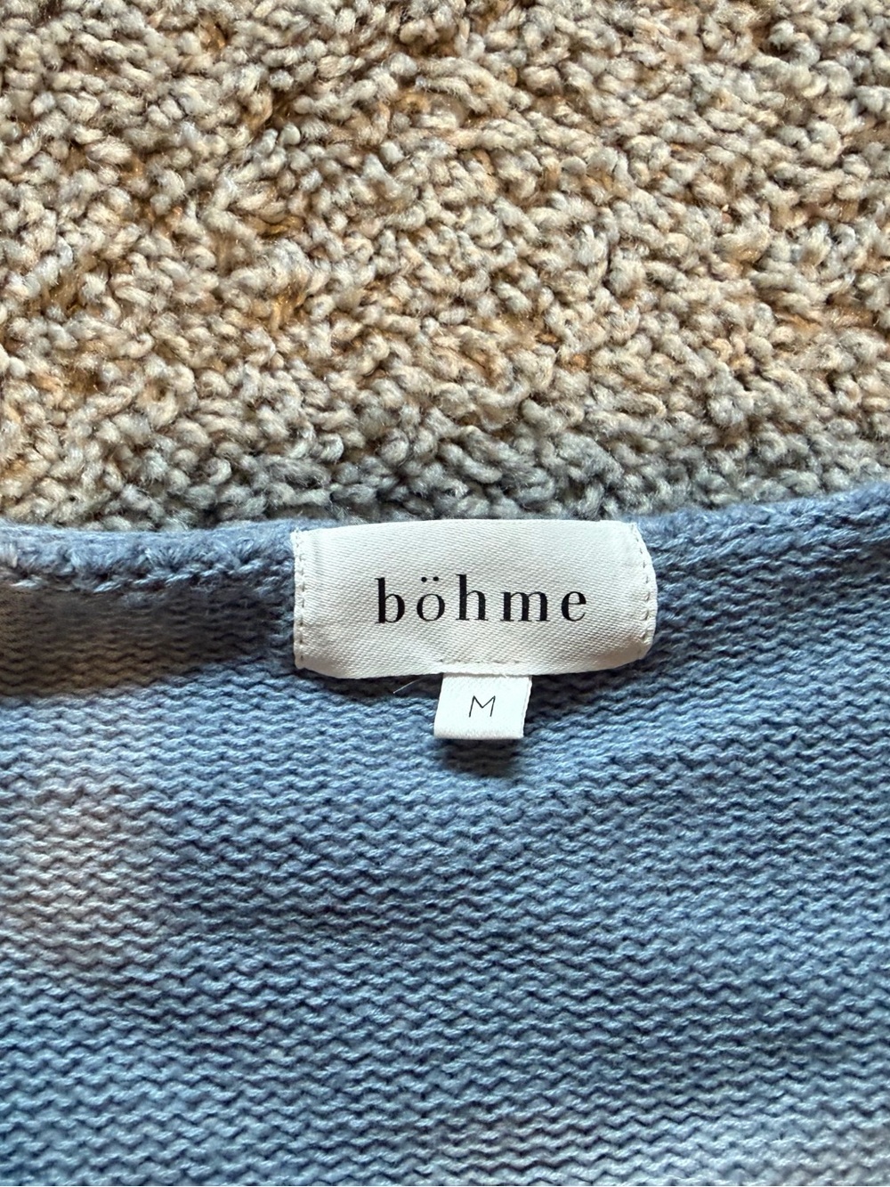 Bohme Paige Knit Sweater in Blue - Picture 3 of 3